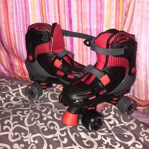 Little boys roller skates